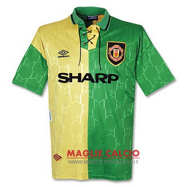 terza magliette nuova manchester united retro 1992-1993